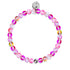 Bracelet en perles de verre Magenta Magic | Argent | Sirène